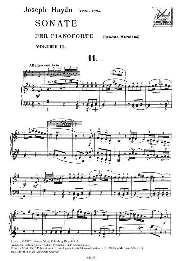 Sonate Per Pianoforte - Volume Ii: Nn. 11 - 20 - pro klavír
